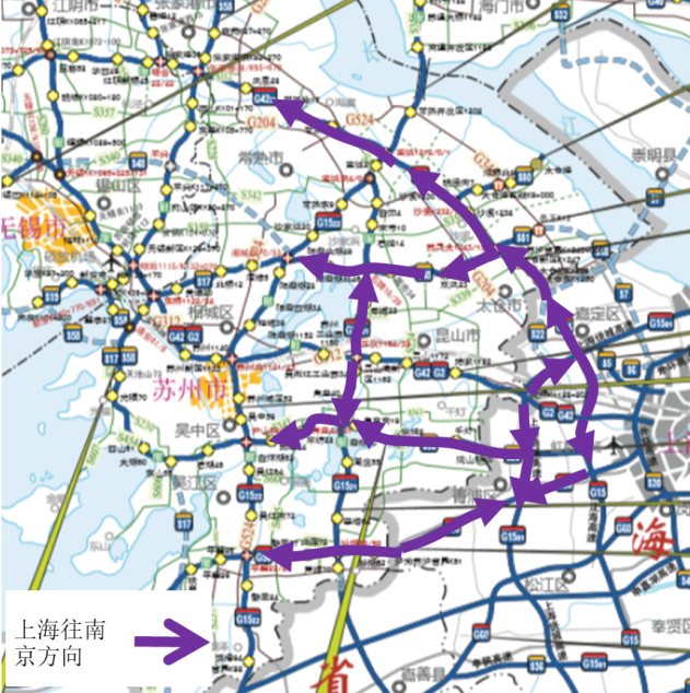 g2京沪高速公路昆山段花桥省界至正仪枢纽施工