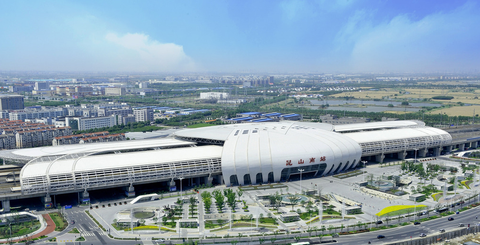 10座高铁站,昆山占3个太仓站,太仓南站,张家港站,常熟西站昆山南站