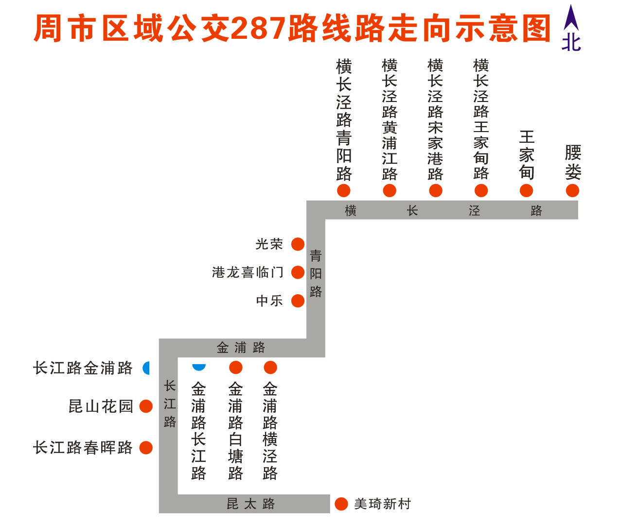 287路公交车路线图图片