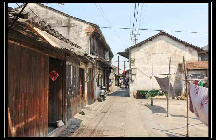 淀山湖老街图片