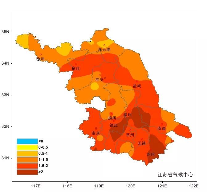 新紀錄!江蘇經歷1961年以來最暖秋天,崑山的你感覺到冬天了嗎?